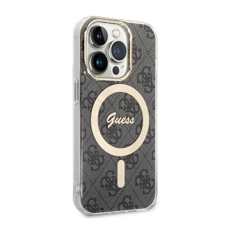 Etui Do iPhone 14 Pro Guess 4G MagSafe Czarny