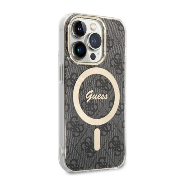 Etui Do iPhone 14 Pro Guess 4G MagSafe Czarny