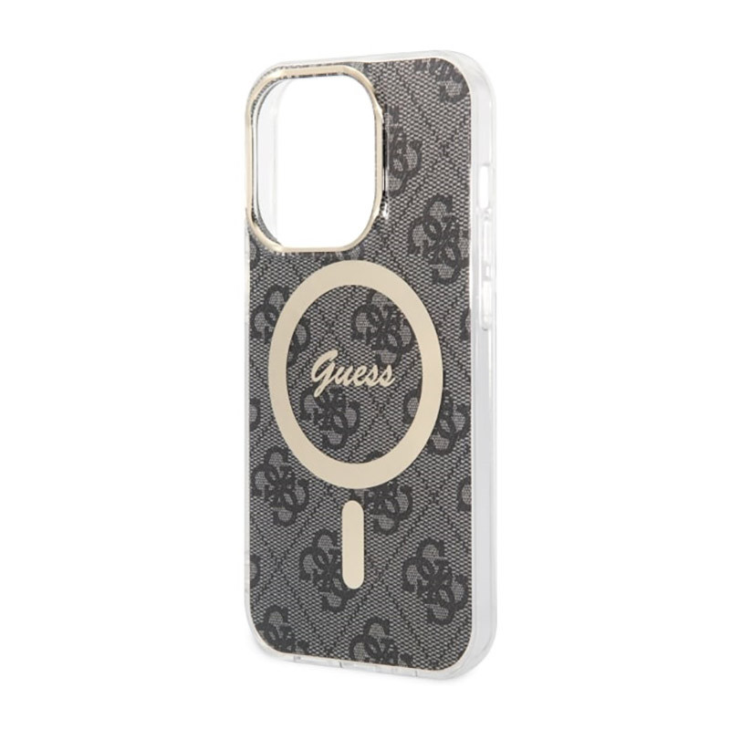 Etui Do iPhone 14 Pro Guess 4G MagSafe Czarny