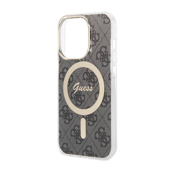 Etui Do iPhone 14 Pro Guess 4G MagSafe Czarny