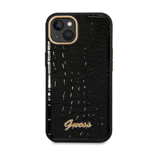 Etui Do iPhone 14 Plus Guess Croco Collection Czarny