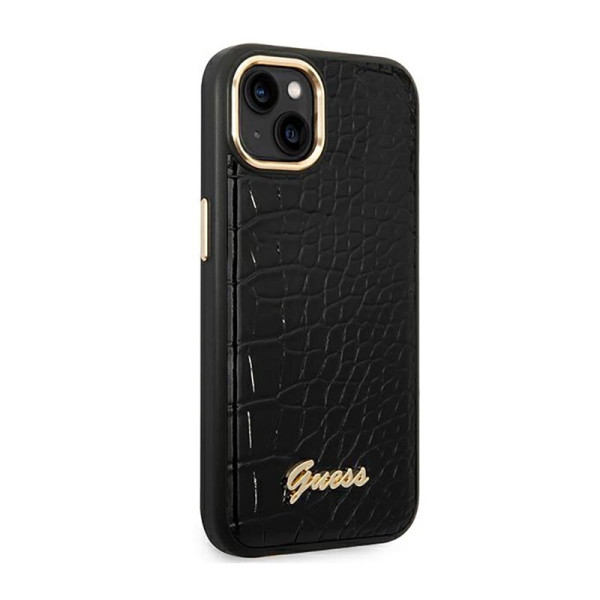 Etui Do iPhone 14 Plus Guess Croco Collection Czarny