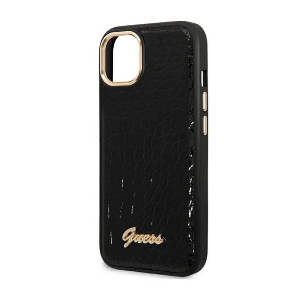 Etui Do iPhone 14 Plus Guess Croco Collection Czarny