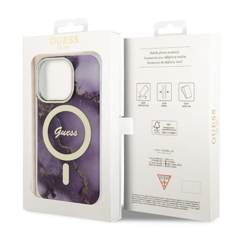 Etui Do iPhone 14 Pro Guess Golden Marble...