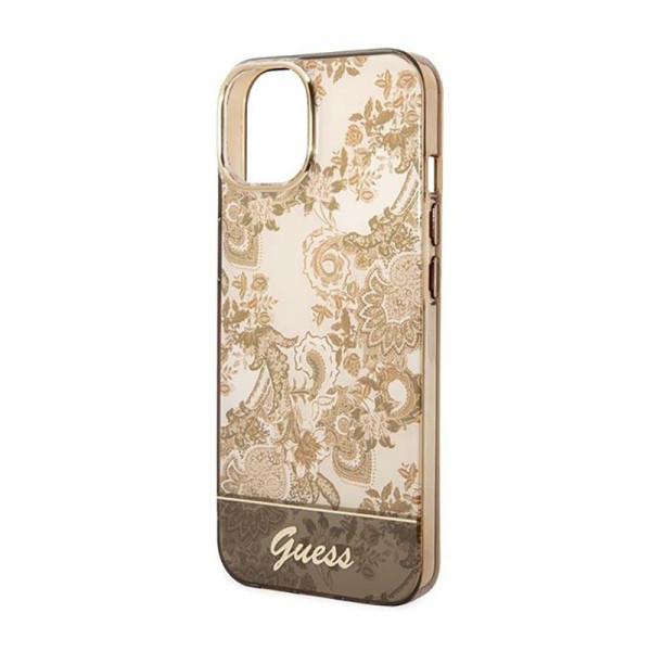 Etui Do iPhone 14 Plus Guess Porcelain Collection Brązowy