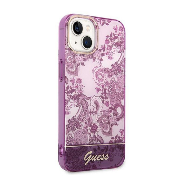 Etui Do iPhone 14 Plus Guess Porcelain Collection Różowy