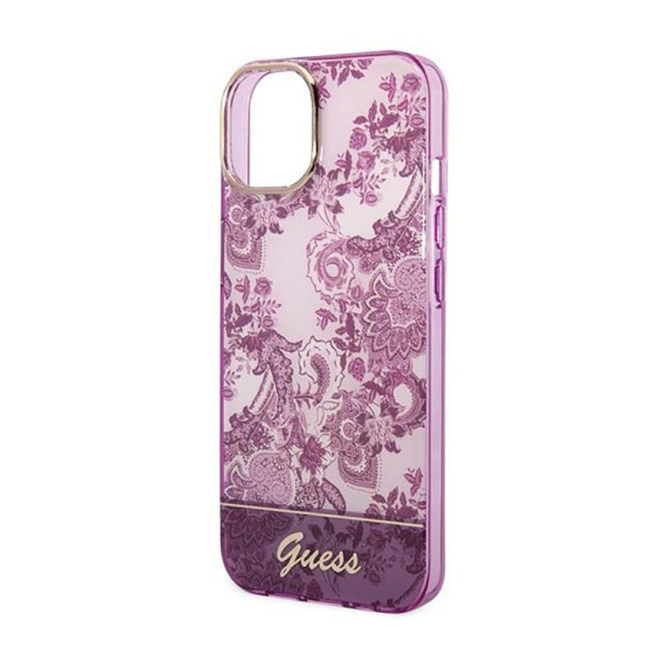 Etui Do iPhone 14 Plus Guess Porcelain Collection Różowy