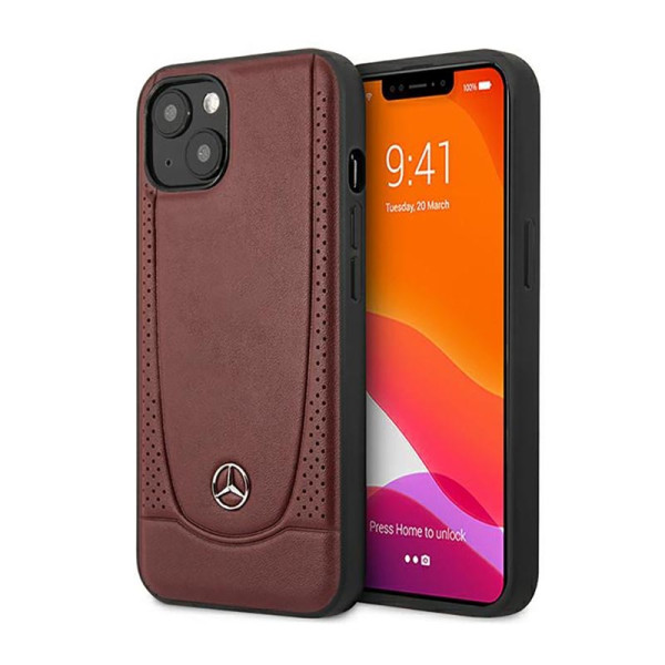 Etui Do iPhone 14 Plus Mercedes Leather Urban Line Czerwony