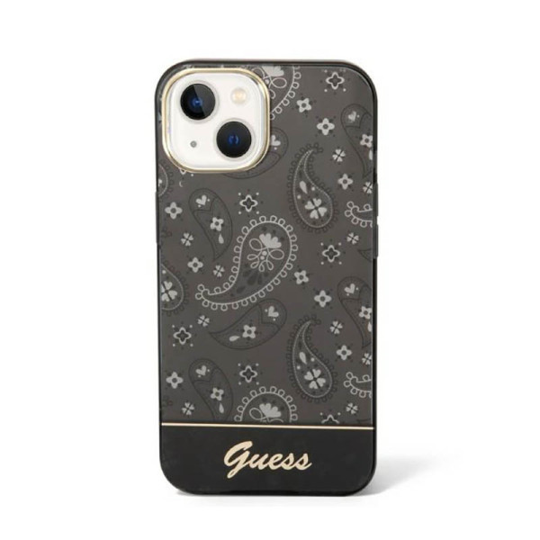 Etui Do iPhone 14 Plus Guess Bandana Paisley Czarny