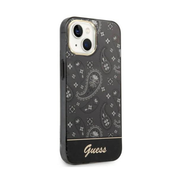 Etui Do iPhone 14 Plus Guess Bandana Paisley Czarny