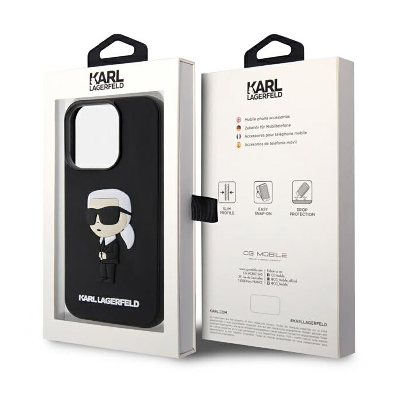 Etui Do iPhone 14 Pro Karl Lagerfeld 3D Rubber...