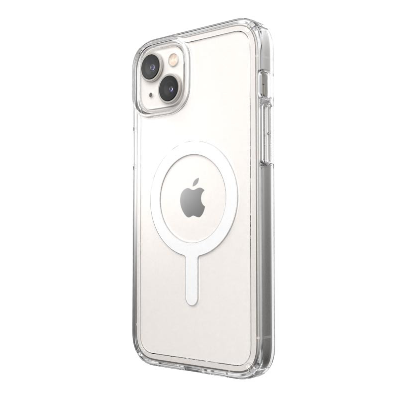 Etui Do iPhone 14 Plus Z Połowką Microban Speck Gemshell + MagSafe Przezroczysty