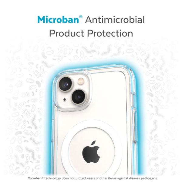 Etui Do iPhone 14 Plus Z Połowką Microban Speck Gemshell + MagSafe Przezroczysty