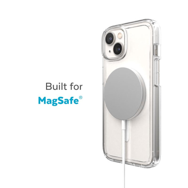 Etui Do iPhone 14 Plus Z Połowką Microban Speck Gemshell + MagSafe Przezroczysty