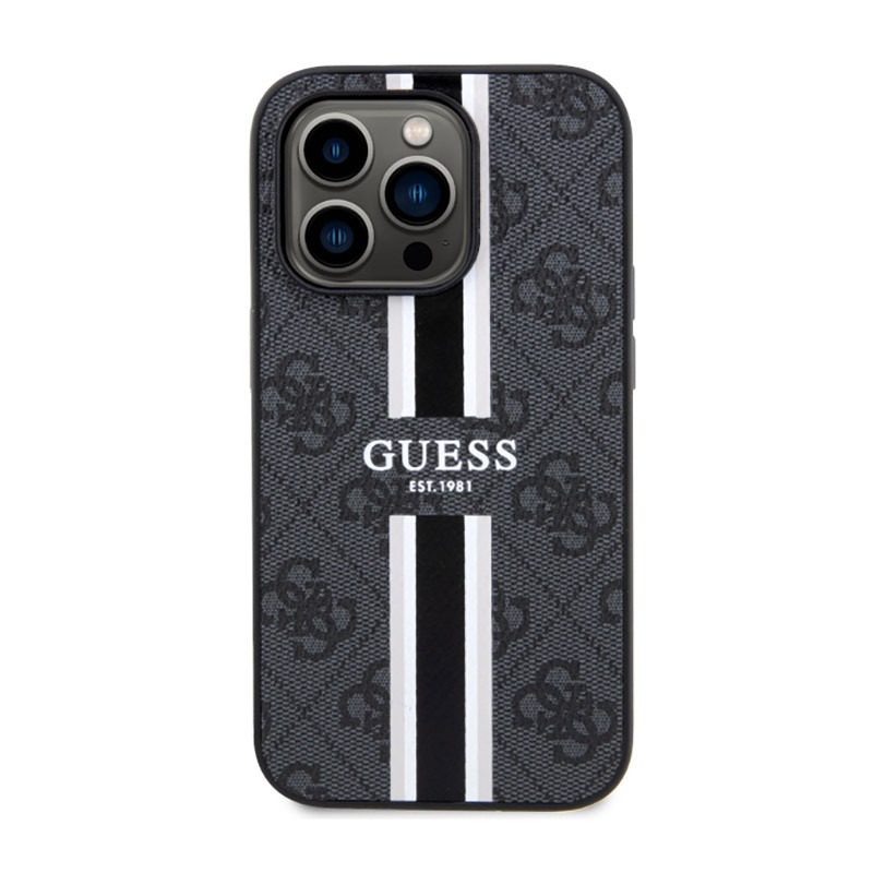 Etui Do iPhone 14 Pro Guess 4G Printed Stripes...