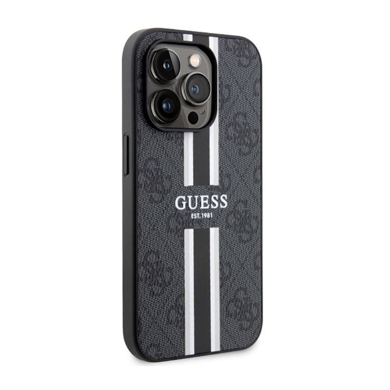 Etui Do iPhone 14 Pro Guess 4G Printed Stripes...