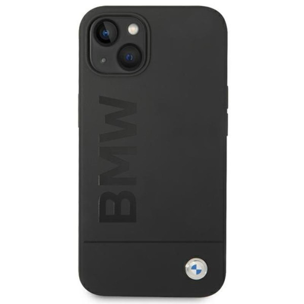 Etui Do iPhone 14 Plus BMW Silicone Signature Logo MagSafe Czarny