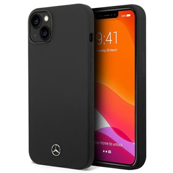 Etui Do iPhone 14 Plus Mercedes Silicone Line Czarny