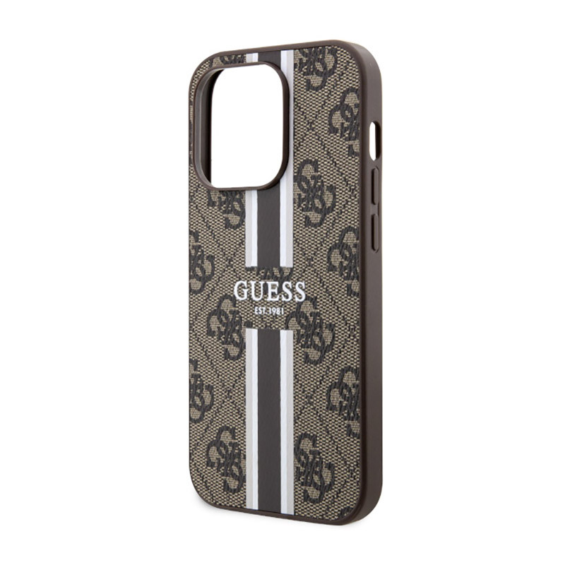 Etui Do iPhone 14 Pro Guess 4G Printed Stripes...