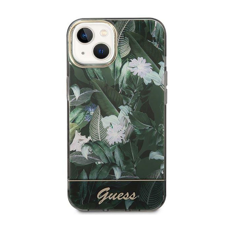 Etui Do iPhone 14 Plus Guess Jungle Case Zielony