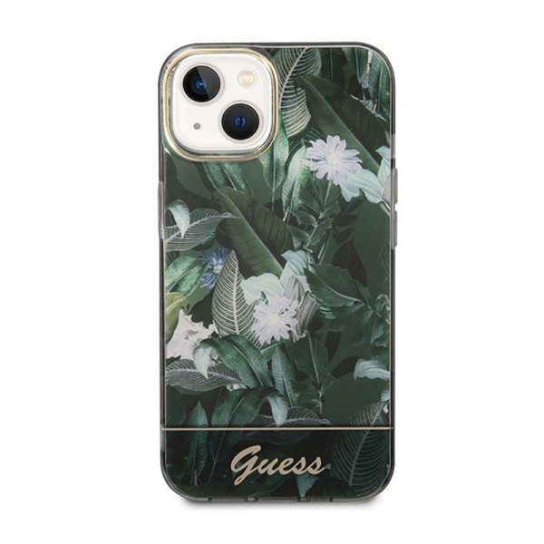 Etui Do iPhone 14 Plus Guess Jungle Case Zielony