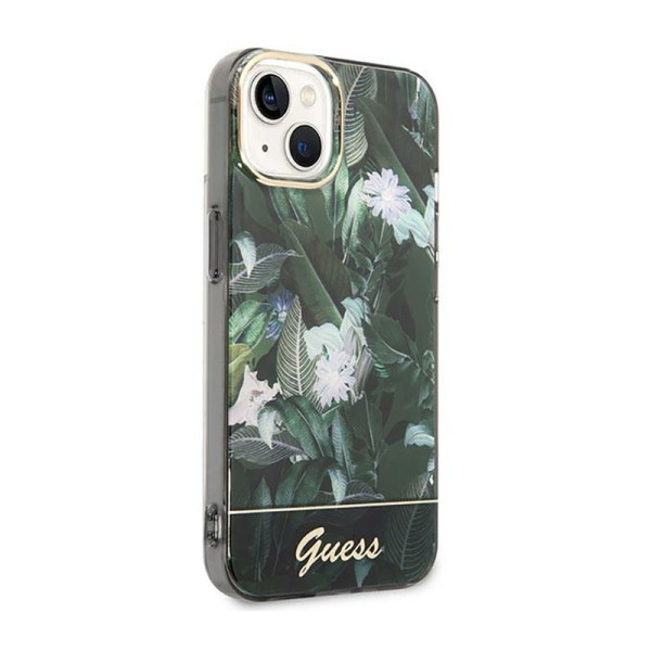 Etui Do iPhone 14 Plus Guess Jungle Case Zielony