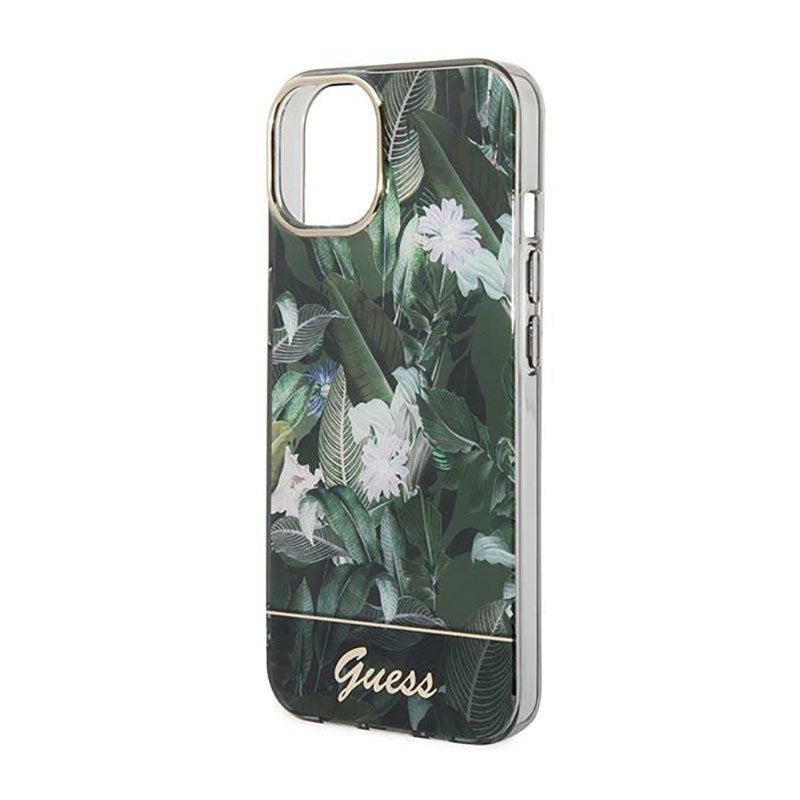Etui Do iPhone 14 Plus Guess Jungle Case Zielony