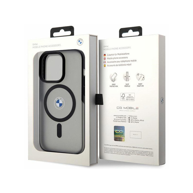 Etui Do iPhone 14 Pro BMW Signature MagSafe Czarny