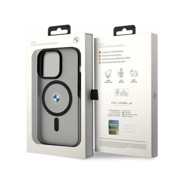 Etui Do iPhone 14 Pro BMW Signature MagSafe Czarny
