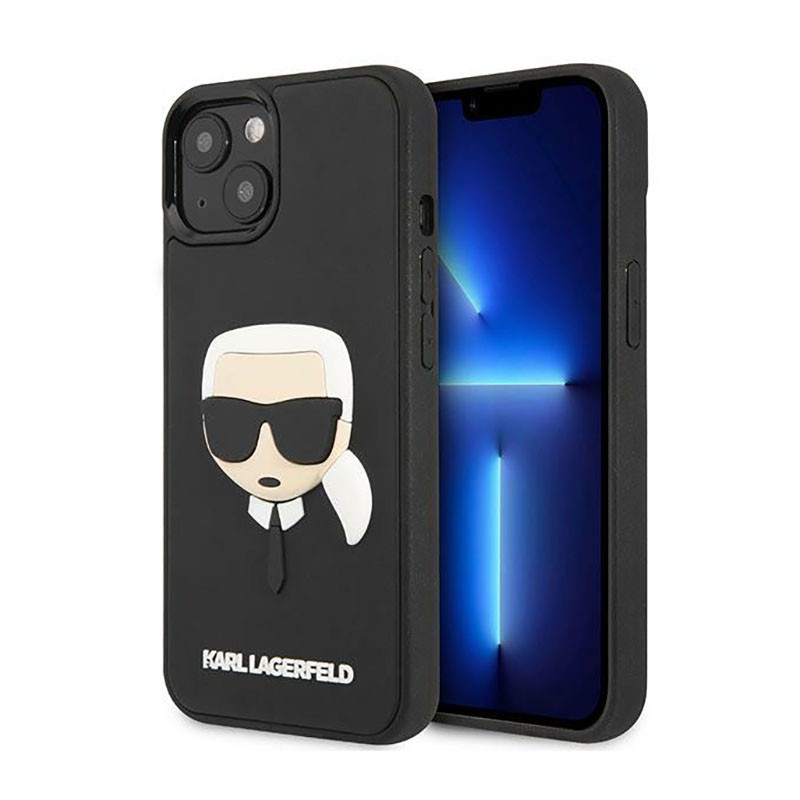 Etui Do iPhone 14 Plus Karl Lagerfeld 3D Rubber Karl`S Head Czarny