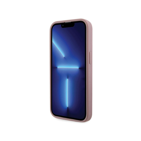 Etui Do iPhone 14 Pro Guess Rhinestone Triangle Różowy