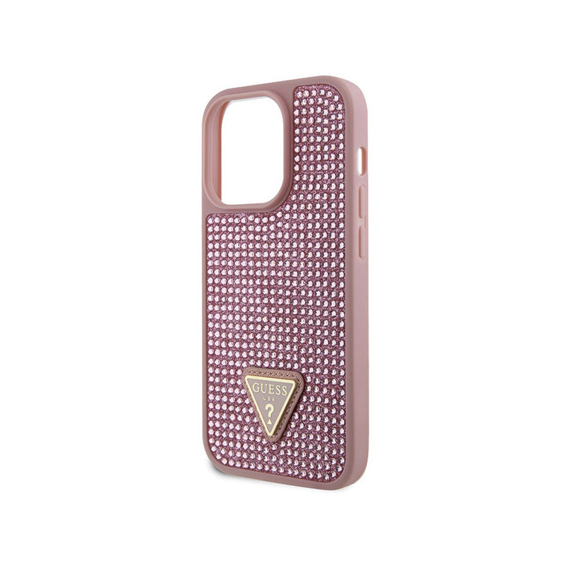 Etui Do iPhone 14 Pro Guess Rhinestone Triangle...