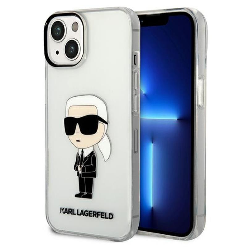 Etui Do iPhone 14 Plus Karl Lagerfeld Iml NFT Ikonik Przezroczysty