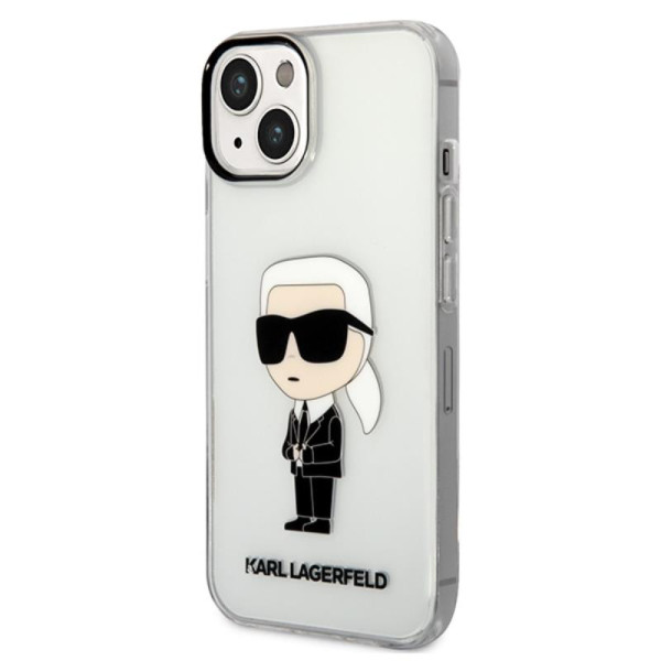 Etui Do iPhone 14 Plus Karl Lagerfeld Iml NFT Ikonik Przezroczysty
