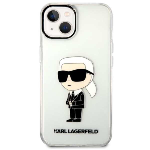 Etui Do iPhone 14 Plus Karl Lagerfeld Iml NFT Ikonik Przezroczysty