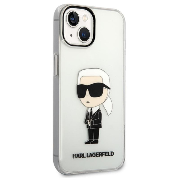 Etui Do iPhone 14 Plus Karl Lagerfeld Iml NFT Ikonik Przezroczysty