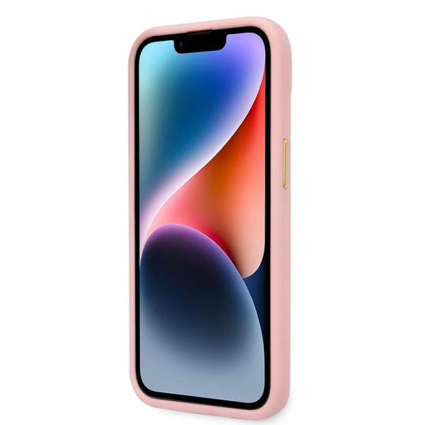 Etui Do iPhone 14 Plus Guess Croco Collection Różowy