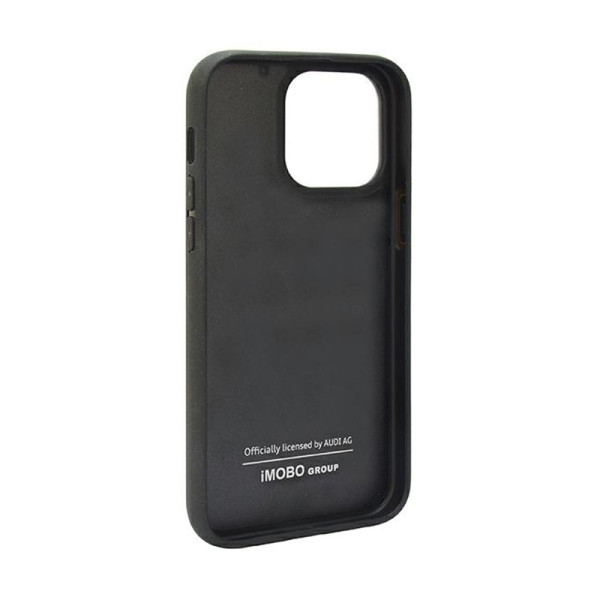 Etui Do iPhone 14 Pro Audi Carbon Fiber Stripe Czarny