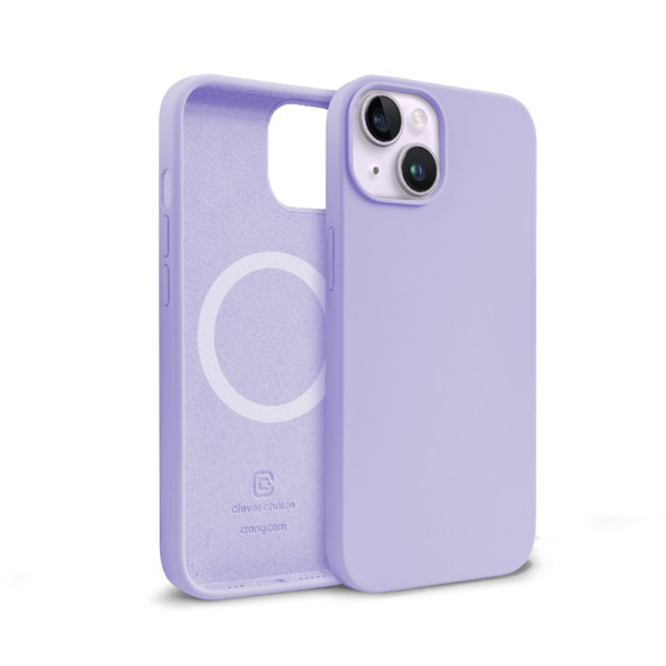Etui Do iPhone 14 Plus MagSafe Crong Color Cover Magnetic Fioletowy