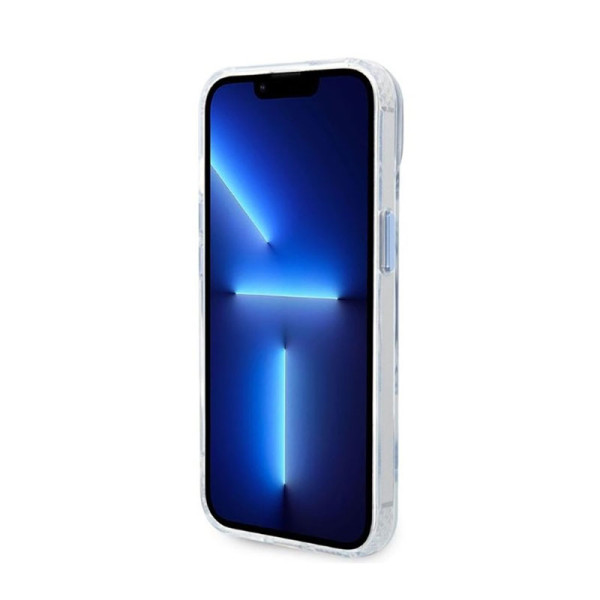 Etui Do iPhone 14 Plus Guess Metal Outline MagSafe Przezroczysty