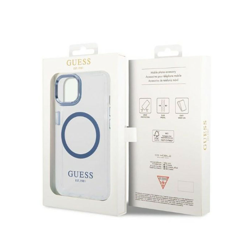 Etui Do iPhone 14 Plus Guess Metal Outline...
