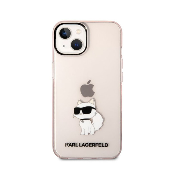 Etui Do iPhone 14 Plus Karl Lagerfeld Iml NFT Choupette Różowy