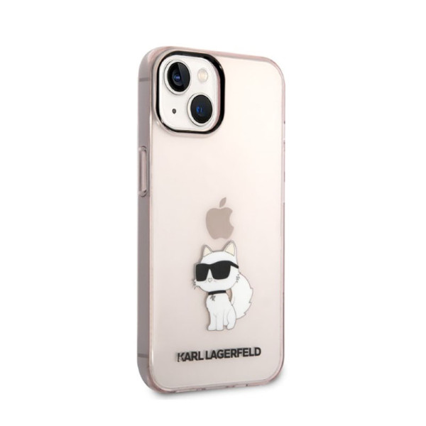 Etui Do iPhone 14 Plus Karl Lagerfeld Iml NFT Choupette Różowy
