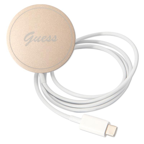 Zestaw Etui + Ładowarka MagSafe Do iPhone 14 Plus Guess Bundle Pack MagSafe Iml Marble Czarny