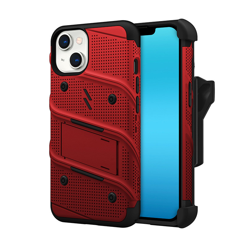 Etui Pancerne Do iPhone 14 Ze Szkłem 9H Na...