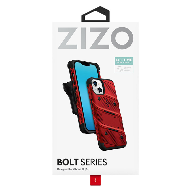 Etui Pancerne Do iPhone 14 Ze Szkłem 9H Na...