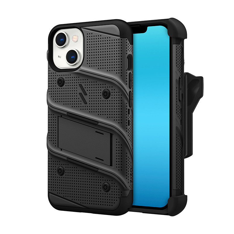 Etui Pancerne Do iPhone 14 Ze Szkłem 9H Na...