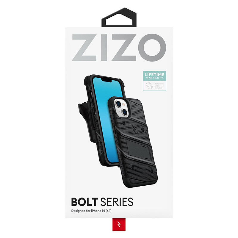 Etui Pancerne Do iPhone 14 Ze Szkłem 9H Na...