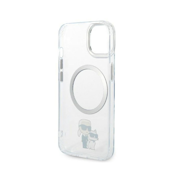 Etui Do iPhone 14 Plus Karl Lagerfeld Iml NFT Karl & Choupette MagSafe Przezroczysty