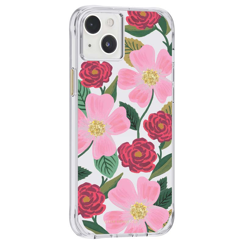 Etui Do iPhone 14 Plus Zdobione Złotem Rifle...